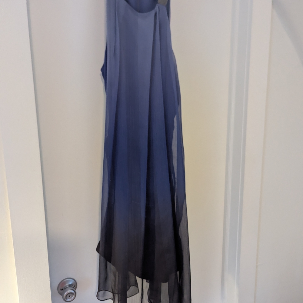 Elegant Navy Blue Women's Dress